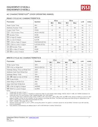 IS62WV51216EALL-55BLI Datasheet Pagina 7