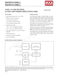 IS62WV5128BLL-55T2I-TR Datasheet Cover