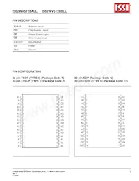 IS62WV5128BLL-55T2I-TR Datenblatt Seite 3