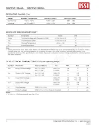 IS62WV5128BLL-55T2I-TR Datenblatt Seite 4