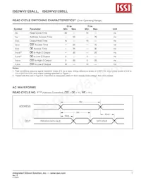 IS62WV5128BLL-55T2I-TR Datasheet Pagina 7