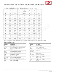 IS64LF25636A-7.5TQLA3 Datasheet Pagina 4