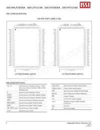 IS64LF25636A-7.5TQLA3 Datenblatt Seite 8