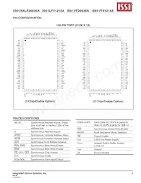 IS64LF25636A-7.5TQLA3 Datasheet Page 9