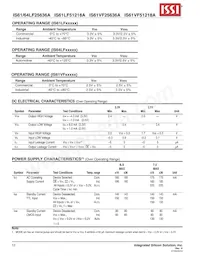 IS64LF25636A-7.5TQLA3 Datasheet Pagina 12