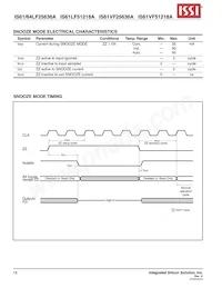 IS64LF25636A-7.5TQLA3 Datenblatt Seite 18