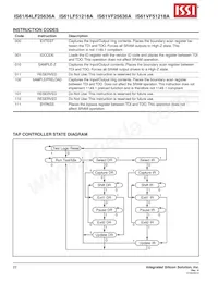 IS64LF25636A-7.5TQLA3 Datasheet Pagina 22