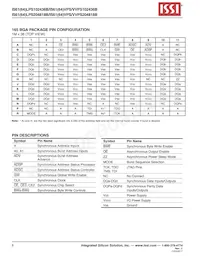 IS64LPS102436B-166B2LA3-TR Datasheet Page 6