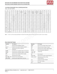 IS64LPS102436B-166B2LA3-TR Datasheet Pagina 7