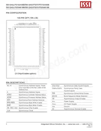 IS64LPS102436B-166B2LA3-TR Datasheet Pagina 8