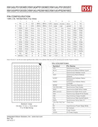 IS64LPS12832EC-200TQLA3 Datasheet Pagina 3