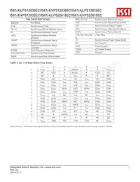 IS64LPS12832EC-200TQLA3 Datenblatt Seite 7