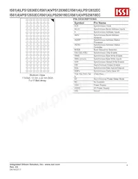 IS64LPS12832EC-200TQLA3數據表 頁面 9