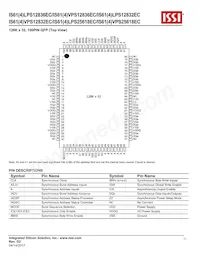 IS64LPS12832EC-200TQLA3數據表 頁面 11