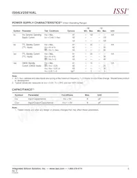 IS64LV25616AL-12TA3-TR Datenblatt Seite 5