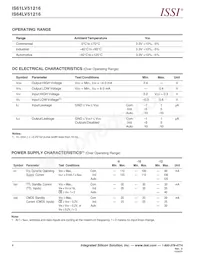 IS64LV51216-12TLA3-TR Datenblatt Seite 4