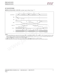 IS64LV51216-12TLA3-TR Datasheet Page 11