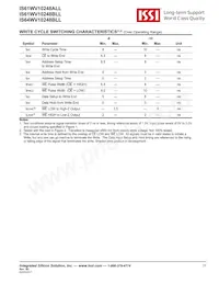 IS64WV10248BLL-10CTLA3 Datenblatt Seite 11