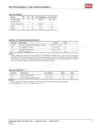 IS64WV20488BLL-10CTLA3 Datenblatt Seite 3