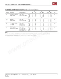 IS64WV20488BLL-10CTLA3 Datenblatt Seite 7