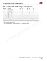 IS64WV20488BLL-10CTLA3 Datasheet Pagina 8