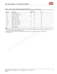 IS64WV20488BLL-10CTLA3 Datenblatt Seite 9