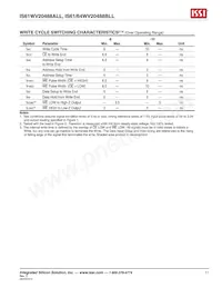 IS64WV20488BLL-10CTLA3 Datasheet Pagina 11