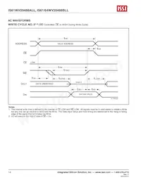 IS64WV20488BLL-10CTLA3數據表 頁面 14