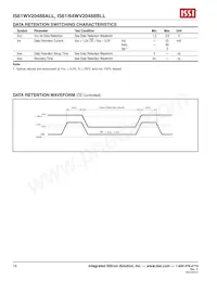 IS64WV20488BLL-10CTLA3 Datasheet Pagina 16