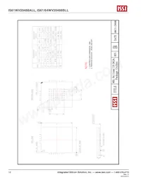 IS64WV20488BLL-10CTLA3 Datenblatt Seite 18