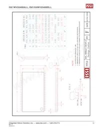 IS64WV20488BLL-10CTLA3數據表 頁面 19