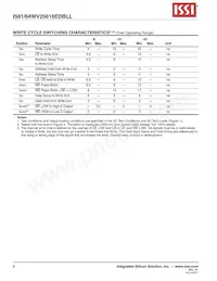 IS64WV25616EDBLL-10BA3-TR Datenblatt Seite 8