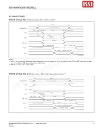 IS64WV25616EDBLL-10BA3-TR Datenblatt Seite 9