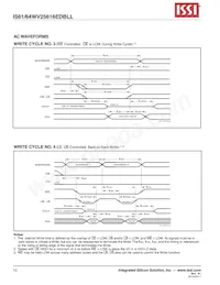 IS64WV25616EDBLL-10BA3-TR Datasheet Pagina 10