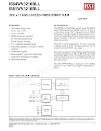 IS64WV3216BLL-15CTLA3 Datasheet Copertura