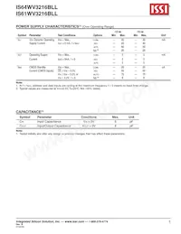 IS64WV3216BLL-15CTLA3 Datasheet Pagina 5