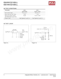 IS64WV3216BLL-15CTLA3 Datasheet Pagina 6