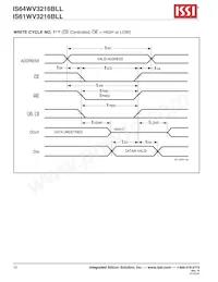 IS64WV3216BLL-15CTLA3 Datasheet Pagina 10