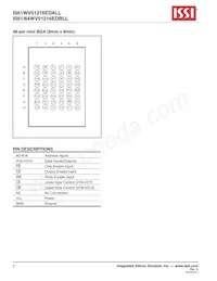 IS64WV51216EDBLL-10BLA3 Datasheet Page 2