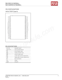 IS64WV51216EDBLL-10BLA3 Datasheet Page 3