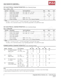 IS64WV5128EDBLL-10BLA3 Datenblatt Seite 4