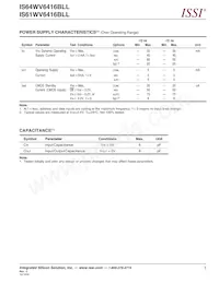 IS64WV6416BLL-15TA3-TR Datasheet Page 5