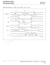 IS64WV6416BLL-15TA3-TR Datasheet Page 10