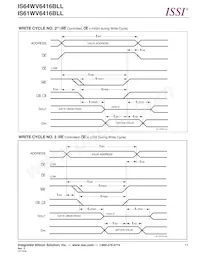 IS64WV6416BLL-15TA3-TR Datasheet Page 11