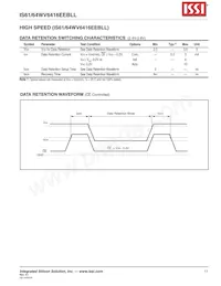 IS64WV6416EEBLL-10CTLA3 Datasheet Pagina 11