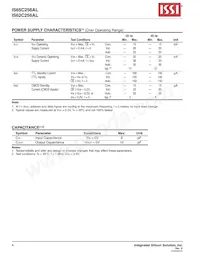 IS65C256AL-25TLA3 Datasheet Pagina 4