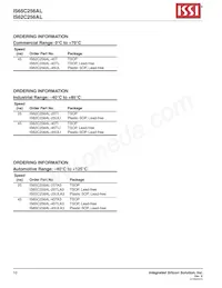 IS65C256AL-25TLA3 Datasheet Pagina 10