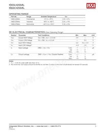 IS65LV256AL-45TLA3 Datasheet Pagina 3