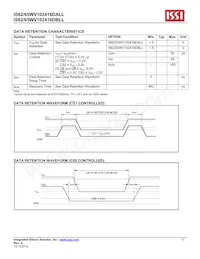 IS65WV102416DBLL-55CTLA3 Datasheet Page 13