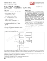 IS65WV1288DBLL-45HLA3 Datasheet Cover